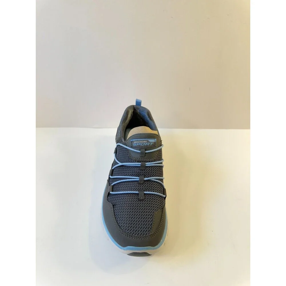Skechers Womens Sneakers Synergy Dual Lite Grey Blue US 7.5